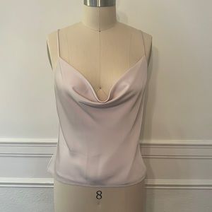 Babaton Cowl Neck Camisole Powder Pink
